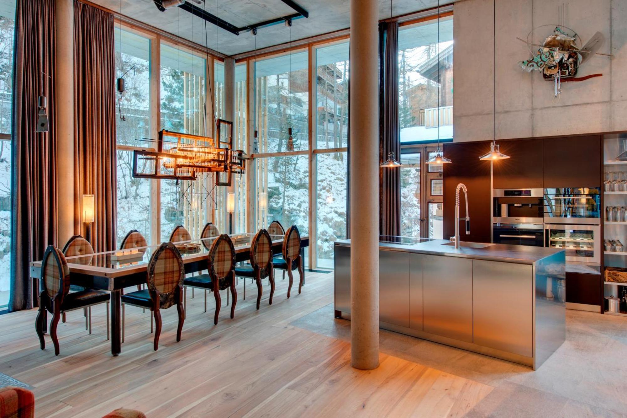 Апартаменты Luxury Loft By Heinz Julen Церматт Экстерьер фото
